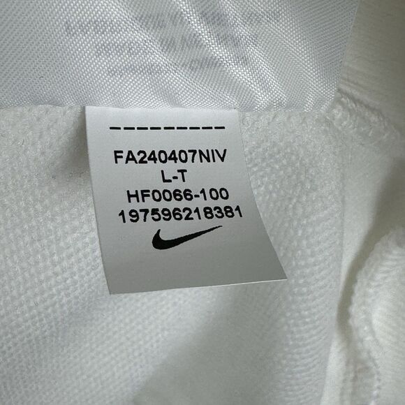 Nike Kobe Pullover Hoodie Men Size Large Tall Halo White HF0066-100 Black Mamba - Picture 9 of 10